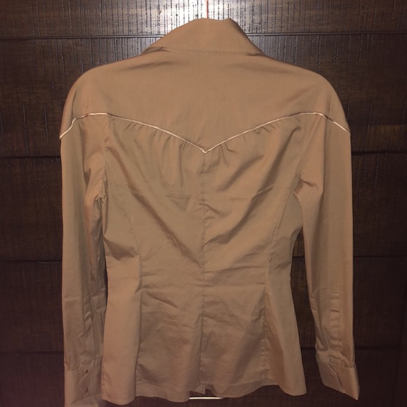 AUTHENTIC GUCCI VINTAGE Y2K COWBOY BUTTON DOWN SHIRT 44 ITALY LG US - Picture 3 of 7